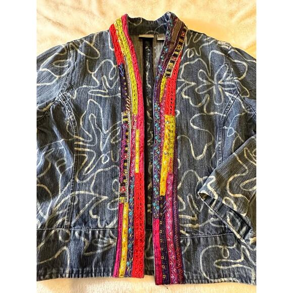 Vintage Chico's Denim Jacket - Picture 2 of 8